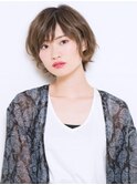ナチュラルウェーブショート