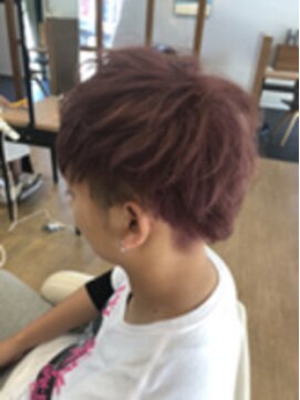 ベルポートヘア(Bellport hair) 韓流ショートマッシュ+ピンクヴァイオレット