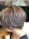 ハンサムショート＆ハイライト