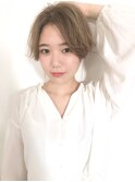 【December】前髪なし/ハイトーン/パーマ/ショートヘア♪