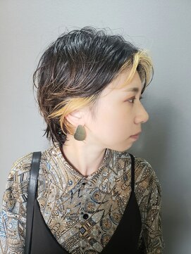 ペネロープ(Penelope) 【新宿penelope】ウルフ×顔周りのインナーカラー！　担当　遠藤