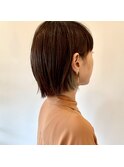 きりっぱなしボブ×イヤリングカラー♪大人可愛いバランス♪