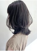ナチュラルボブ_ハイライトカラーセミウェットウェーブ_ba304822