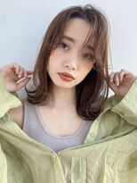 【GARDEN荒井夏海】ふんわりセンター前髪×レイヤーロブ