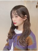 テラコッタ/韓国風ヨシンモリ/流れるレイヤー/前髪カール[銀座]