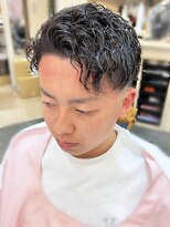 銀座マツナガ 浅草店&nbsp;ツイストスパイラルパーマ/ツーブロアップバングマッシュ