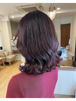 グレース バイ ポルテ(grace by PORTE)&nbsp;ピンクカラー/艶カラー/阪急岡本/ロブヘア/くびれヘア/摂津本山