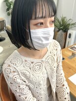 ヘアー アイス 御器所本店(HAIR ICI)&nbsp;艶髪×ダークブルーグレー