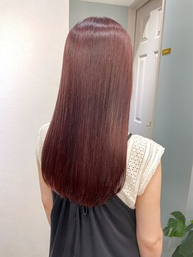 トゥーリ 薬院店(tuuli) tuuli miyu ツヤツヤチェリーレッドロング/20代30代40代50代