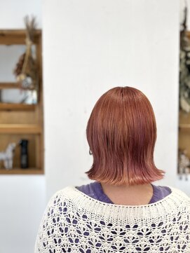 ボスコ 下北沢店(bosco) ピンクベージュ×ボブ【gocci】