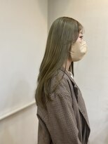 アティック(attic)&nbsp;ブリーチカラーオリーブベージュ