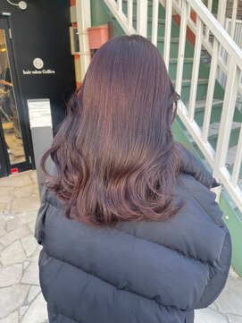 ヘアサロン ガリカ 表参道(hair salon Gallica) 大人フェミニンロング/ラベンダーココアブリーチなし