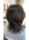 大人ウルフヘアー