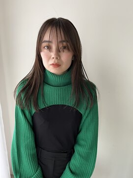 シスタ(SISTA) 髪質改善トリートメントミルクチョコレート×ストレートスタイル