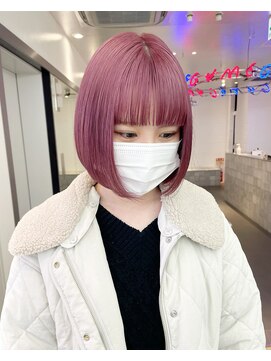 ゲーム 原宿店(GAME) ピンクラベンダー/ダブルカラー/ブリーチ/髪質改善/原宿