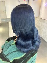 ダブルカラーブルーベージュカラーケアブリーチハイトーンカラー
