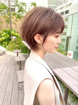 エニ 自由が丘(ENi) マチルダボブ/ピンクベージュ/インナーグレージュ[自由が丘駅]