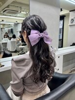 ディア(.eer)&nbsp;お嬢様風ハーフアップ♪