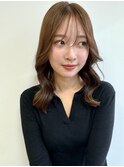 大人かわいい薄めバングくびれロング◎