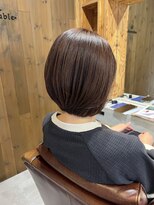 アドラーブル 駅南店(adorable)&nbsp;20代30代大人可愛い小顔ショートボブ前下がりショートハイライト