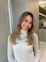 イキ 表参道(iki omotesando)&nbsp;ハッシュカット/フルバング/似合わせカット/レッドブラウン