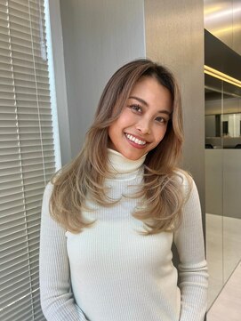 イキ 表参道(iki omotesando) ハッシュカット/フルバング/似合わせカット/レッドブラウン