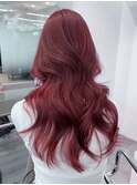 透明感カラー秋色ピンクヘアー_ba494271