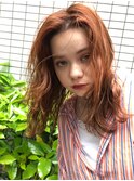 オレンジカラー×ミディアム