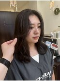 【韓国風レイヤー×フェミニンパーマ】八戸・20代・30代・40代
