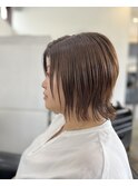 切りっぱなしボブ
