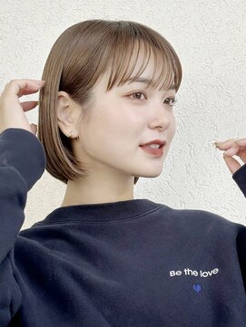 ガーデン オオタカノモリ(garden otakanomori) 耳掛けミニボブストンボブ◎ストレートボブワイドバング