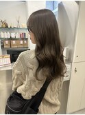 オリーブグレージュ×韓国巻