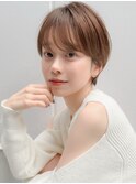 □ ウェーブミディアム似合わせカットメルティカラーショート
