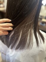 アルファ VILLA店(ALPHA)&nbsp;インナーカラー×グレージュ