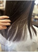 インナーカラー×グレージュ