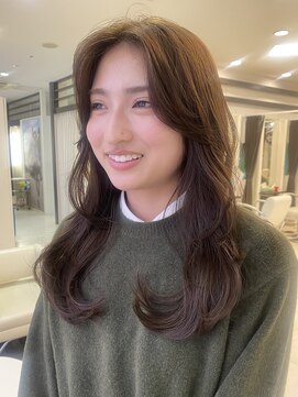 プランタン フォー ヘアー(printemps FOR HAIR) __ロングレイヤー__海外風レイヤー__カーテンバング