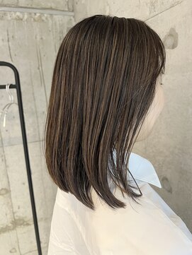 プラスシー(+C) 積み重ねる地毛にハイライト！福岡ハイライト/福岡白髪ぼかし