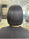 ダークグレーボブ