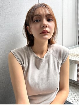 ロンドプロフィール 浦和(Lond profil) イメチェン　ボブ　外ハネボブ　美髪　ホワイトブロンド　韓国