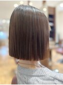 切りっぱなしボブ
