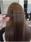  髪質改善/ハイライト/ブリーチ/ベージュ/レイヤーカット/韓国