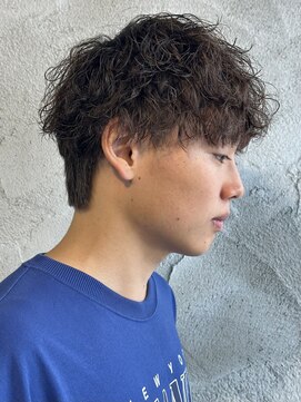 ニアウ 高崎店(Niau) シャドウパーマメンズパーマメンズマッシュ群馬高崎メンズ眉毛