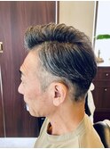 【50代 男性】ロンドン七三ツーブロック（大宮/バーバー）