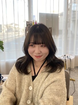 ユニカ 宇都宮(yunica) ミディアムヘア/暗めカラー/フェイスフレーミング/宇都宮/鶴田