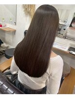 ベリテ 津田沼駅前店(verite)&nbsp;着物ヘア/ダークアッシュ/ミディアムレイヤーカット津田沼駅前