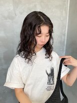 テトヘアー(teto hair)&nbsp;パーマ　くりくり　くるくるパーマ　ミディアムパーマ