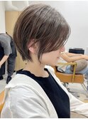 ♪大人可愛い30代40代50代小顔マッシュショートボブウルフカット