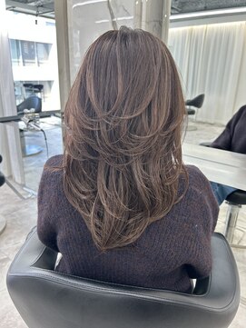 エトワール(ETOILE) ハッシュカット/レイヤーカット/ミディアムレイヤー /韓国風