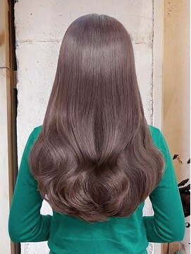 ナチュラル＊ショコラグレージュ＊セミロング