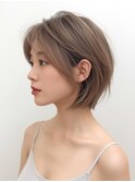 レイヤーショート/ハイトーンカラー/髪質改善/艶髪【大宮】